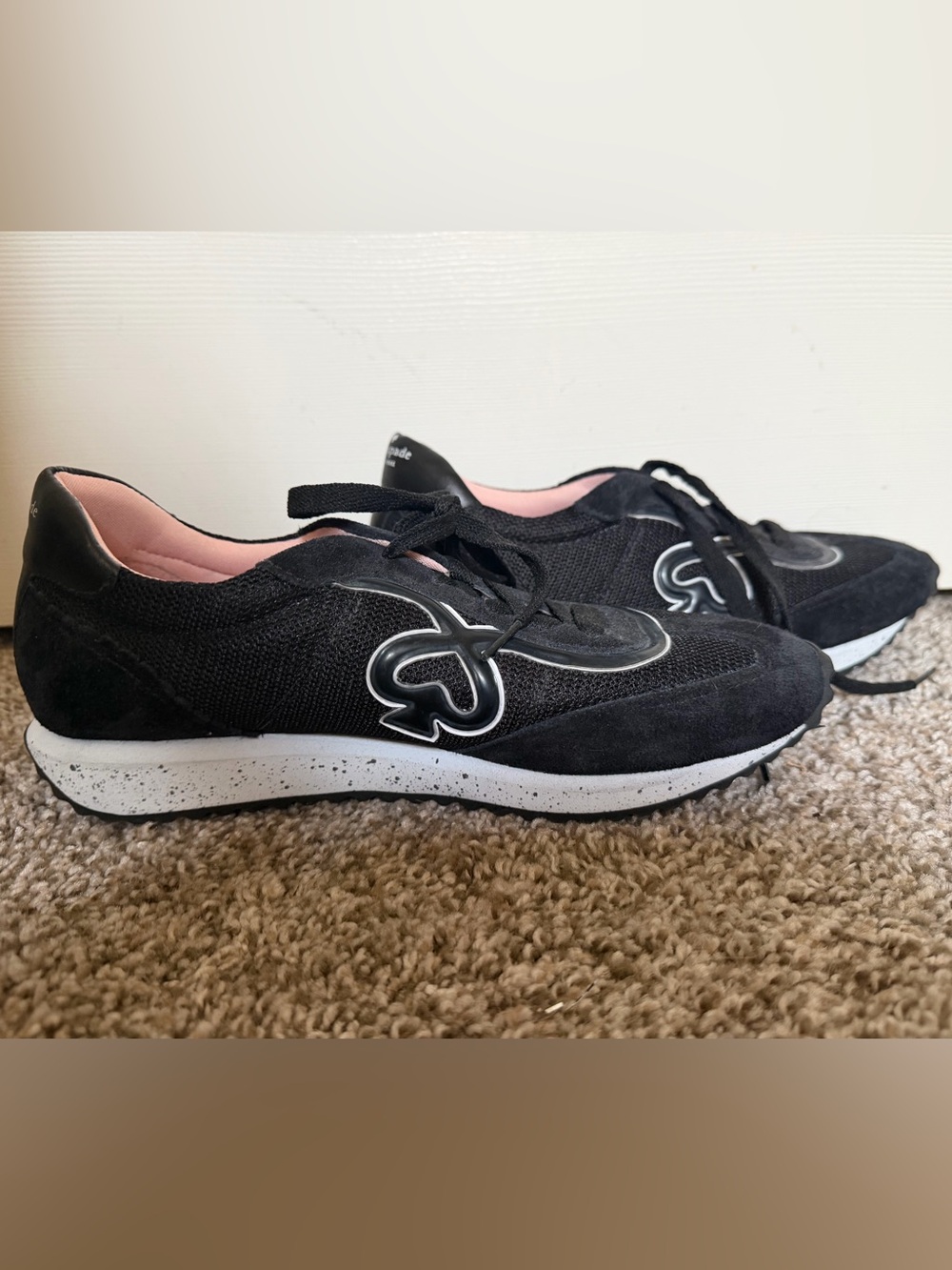 Kate Spade New York Bridgette Runner Black Women's Athletic Sneakers